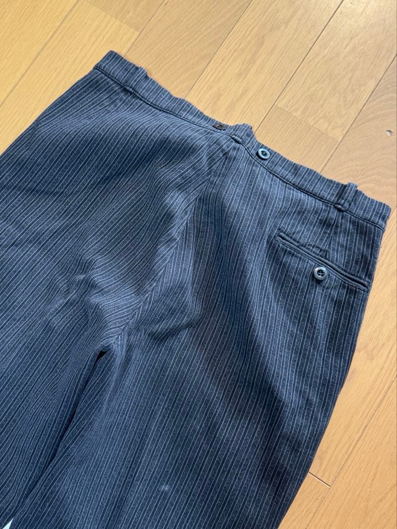 40s 50s フレンチビンテージ ストライプ スラックス