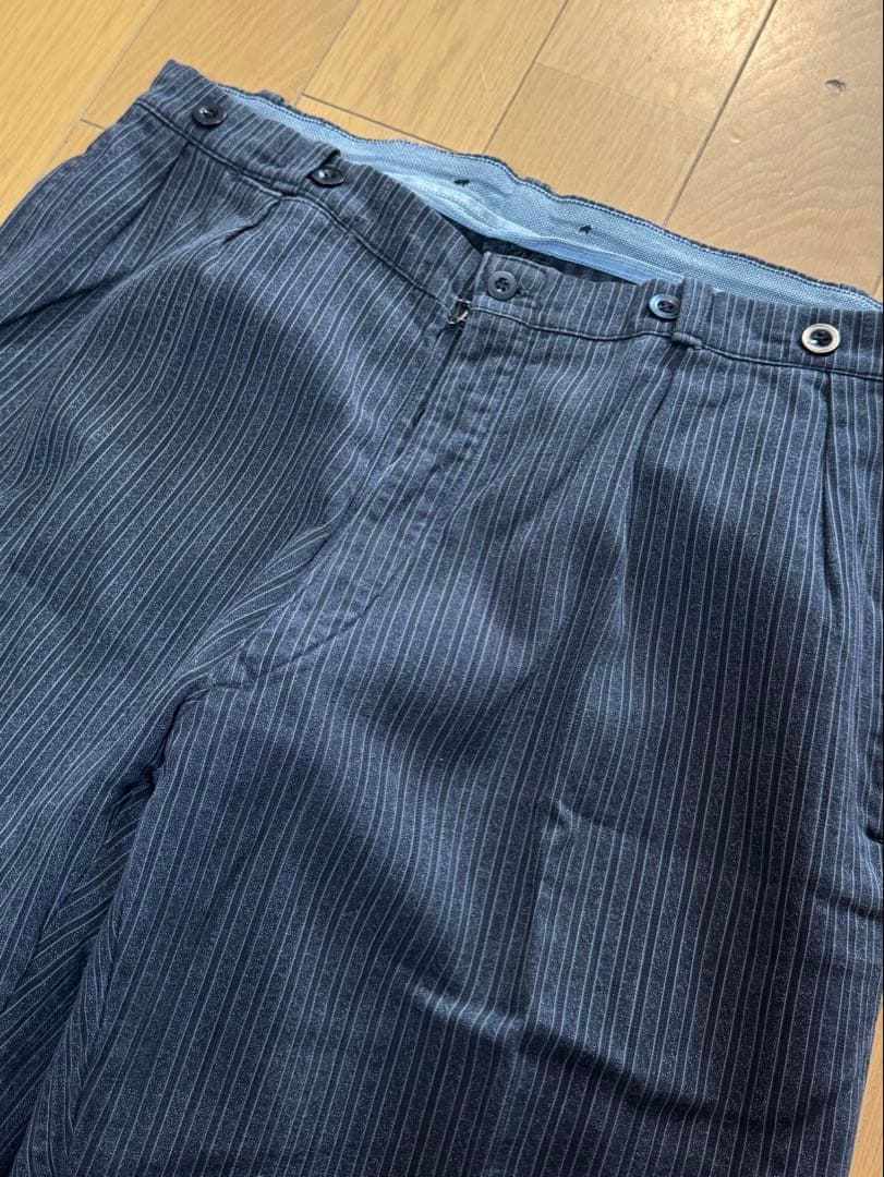 40s 50s フレンチビンテージ ストライプ スラックス