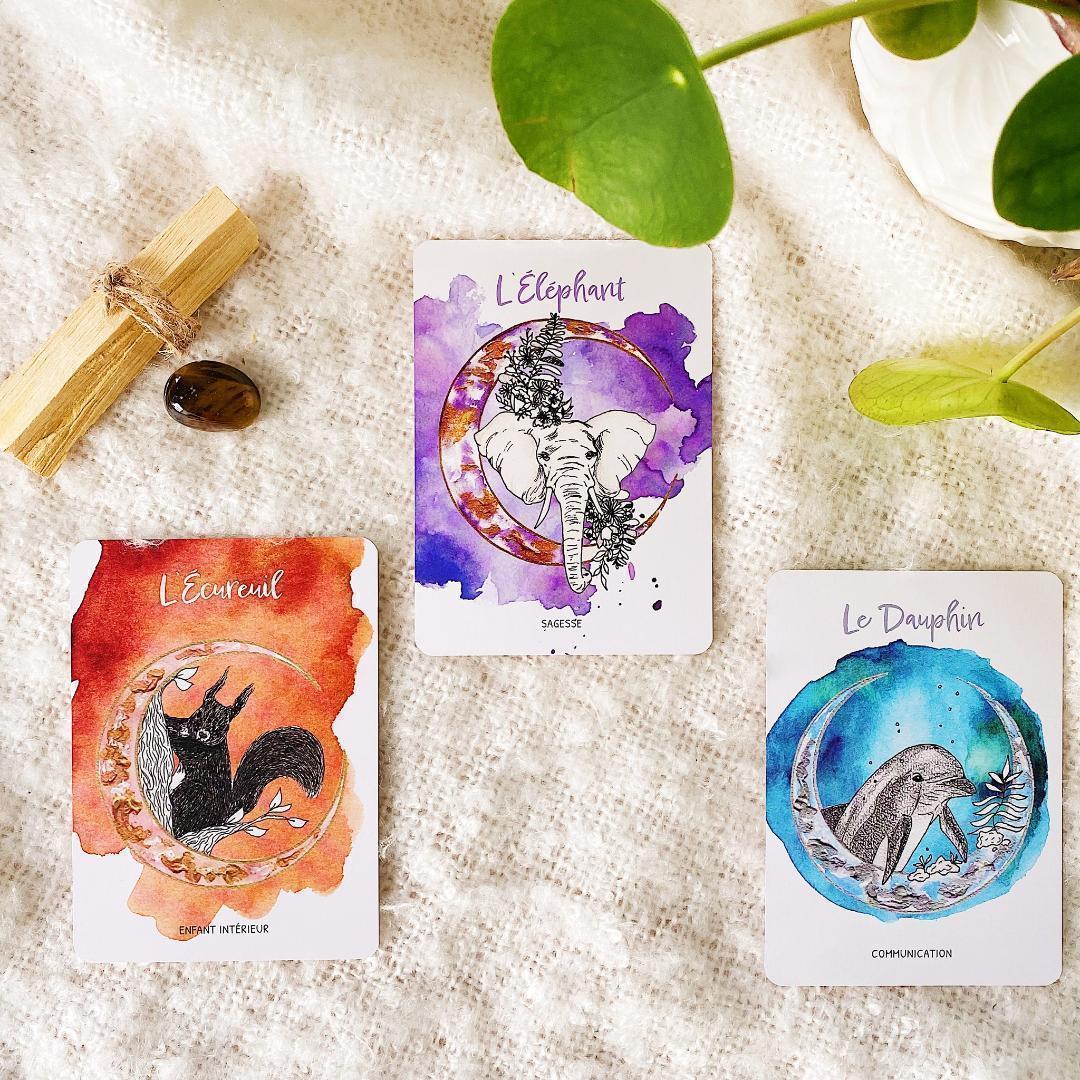 【正規品オラクルカード】優しく美しい動物のアート✨入手困難品✨動物の囁きのデッキ