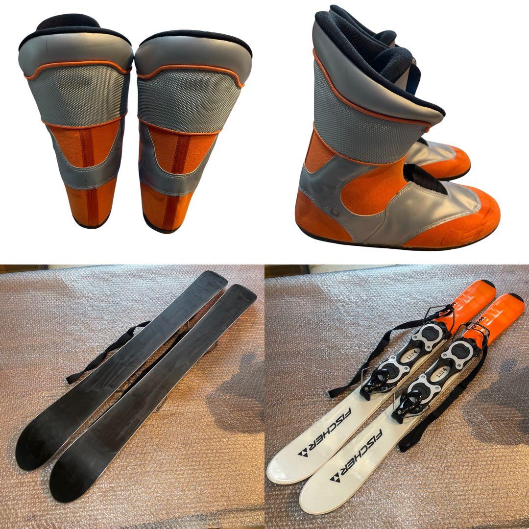 メンズ　FISCHERショートスキー　ファンスキーセット　28-28.5cm