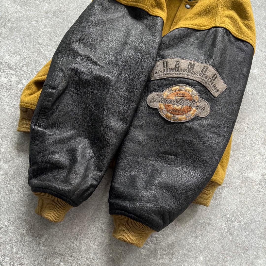 【DEMOBMEN】90s スタジャン バーシティジャケット 刺繍 ヴィンテージ