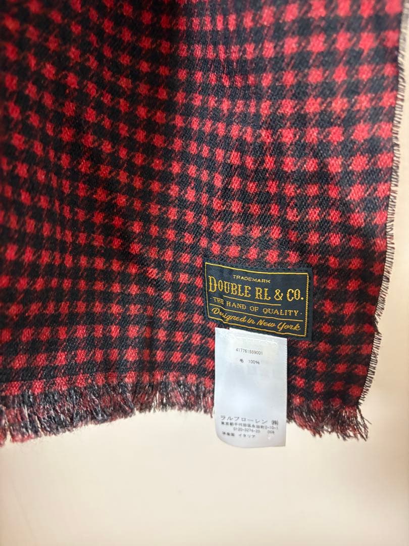 Double RL & Co. 幾何学模様マフラー