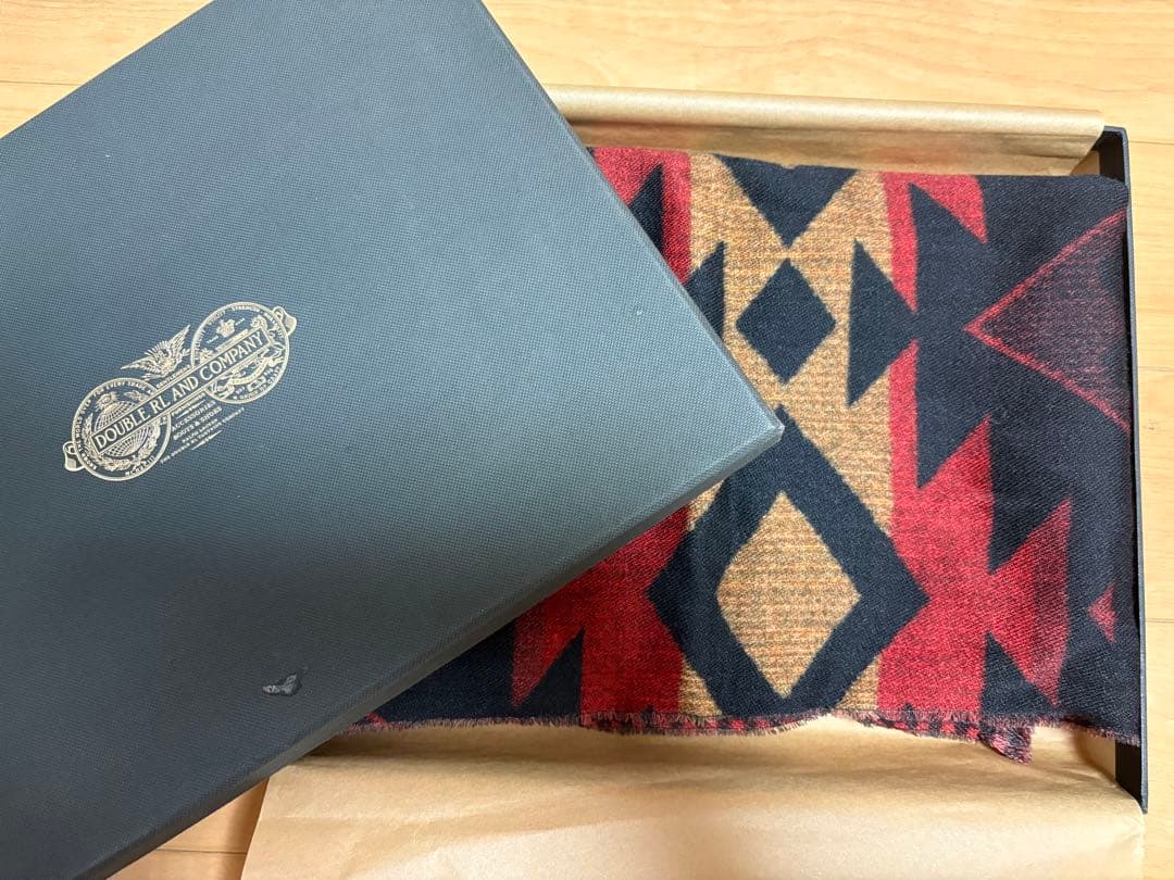 Double RL & Co. 幾何学模様マフラー