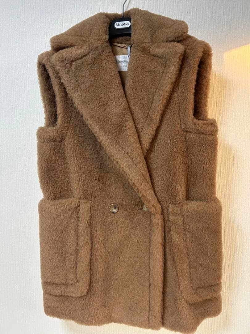 タキマキ着用【MAX MARA】『BREDA1234』CAMELテディジレ　新品
