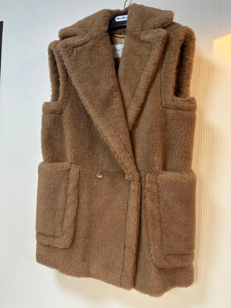 タキマキ着用【MAX MARA】『BREDA1234』CAMELテディジレ　新品