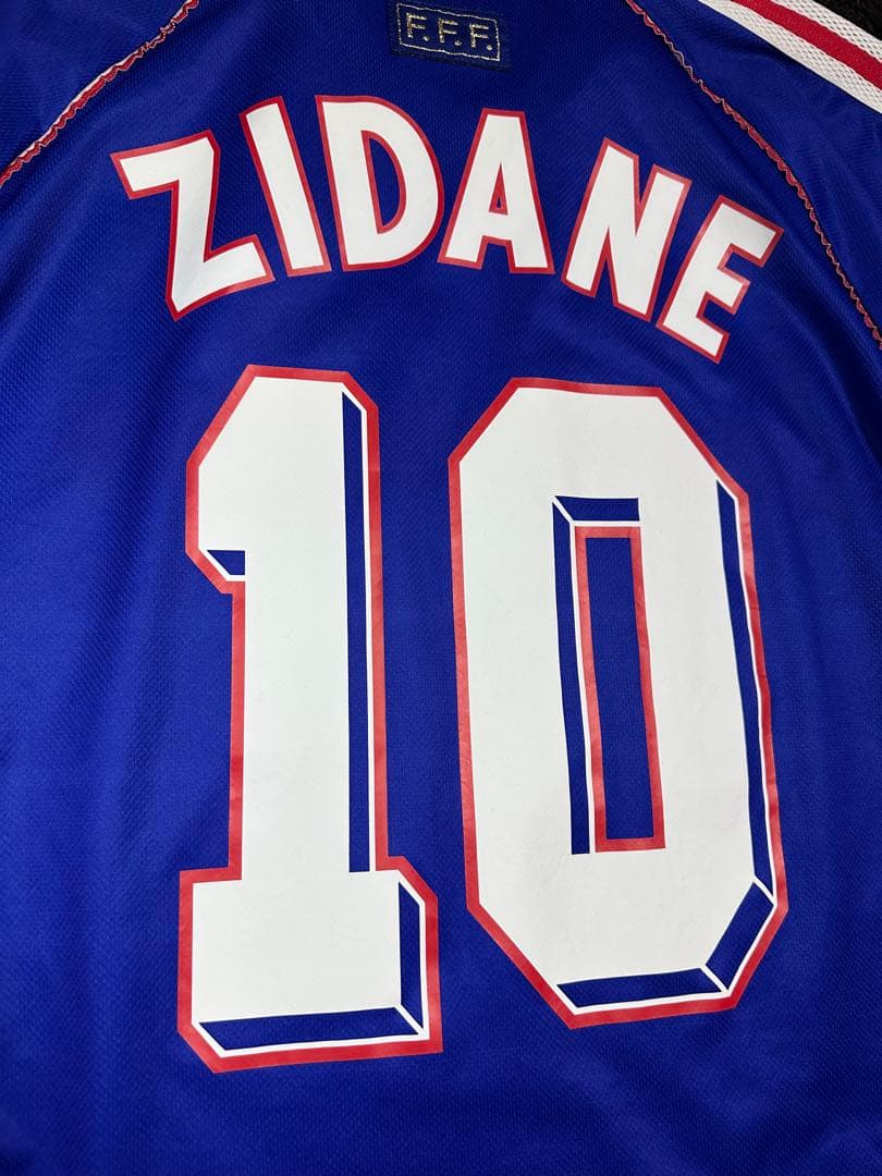 正規品 98/00 フランス代表 ユニフォーム ジダン　Lサイズ