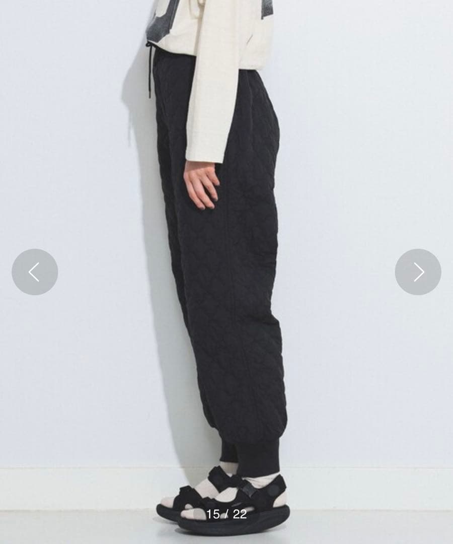 ❣️新品タグ付BEAMSBOYビームスボーイキルティングFミリタリーパンツ黒フリー