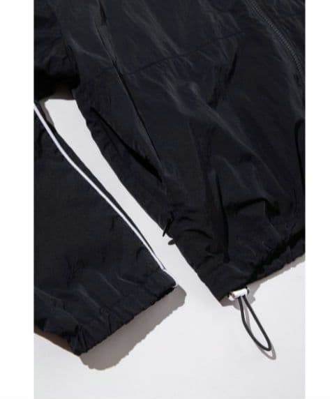 タグ付き★WCJ 【撥水】トラックジャケット★ブラック ナイロンジャケット