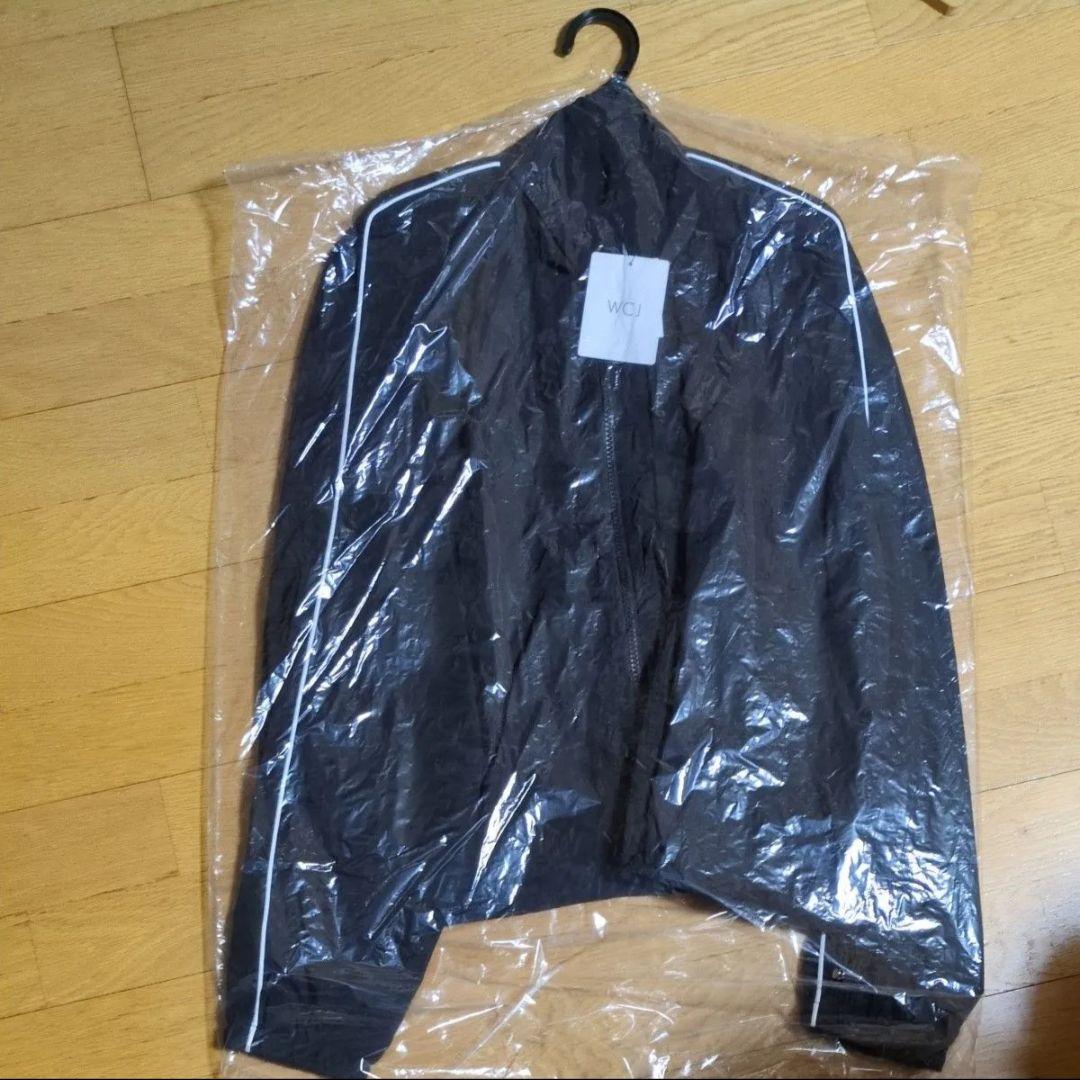 タグ付き★WCJ 【撥水】トラックジャケット★ブラック ナイロンジャケット