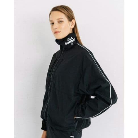 タグ付き★WCJ 【撥水】トラックジャケット★ブラック ナイロンジャケット