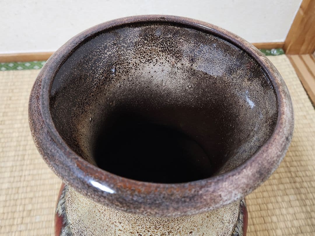 ファットラヴァ 西ドイツ 37.5cm 花瓶 Fatlava Scheurich