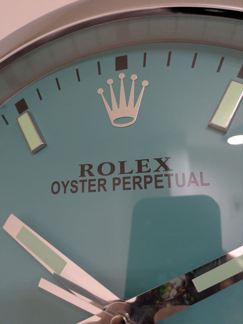 新品未使用　オイスターパーペチュアル　ロレックス　掛け時計　非売品