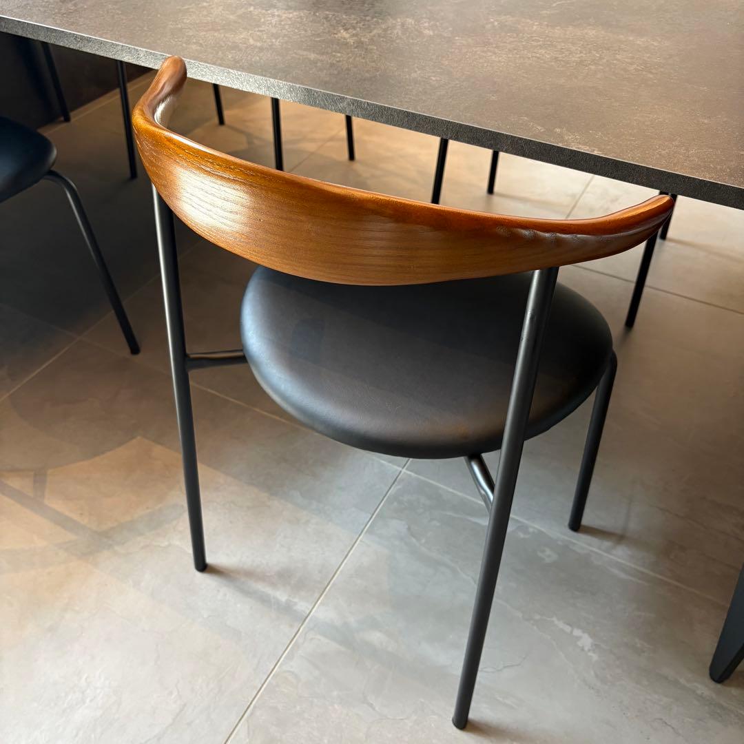 値下げ！2脚 ブルホーンチェア ハンスJウェグナー デザイナーズダイニング椅子②