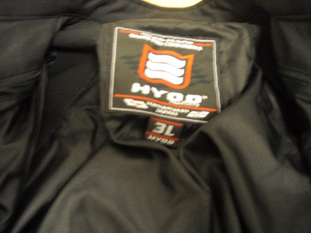 【新品】HYOD パンチングメッシュ ミネルバ　3Ｌサイズ　ブラック/オレンジ