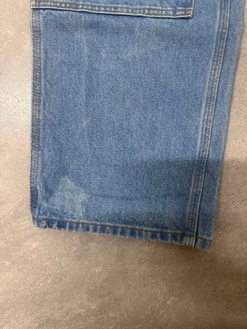 色落ち抜群 Carhartt ダブルニーペインターパンツ デニム 33x32