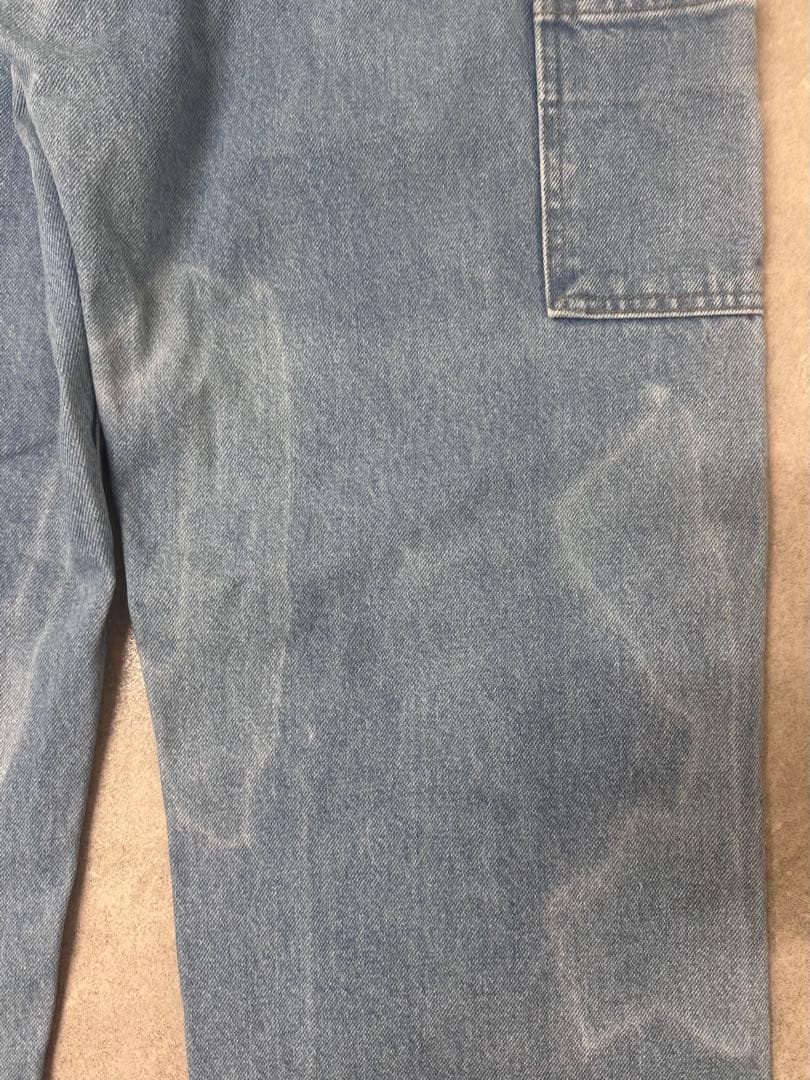 色落ち抜群 Carhartt ダブルニーペインターパンツ デニム 33x32