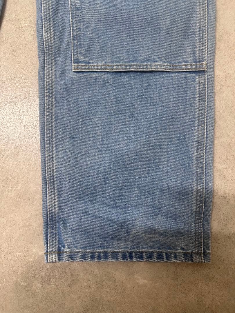 色落ち抜群 Carhartt ダブルニーペインターパンツ デニム 33x32