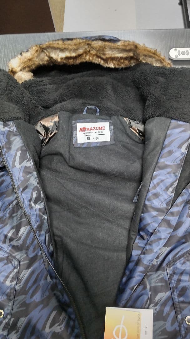 MAZUME 迷彩フィッシングスーツ Lサイズ