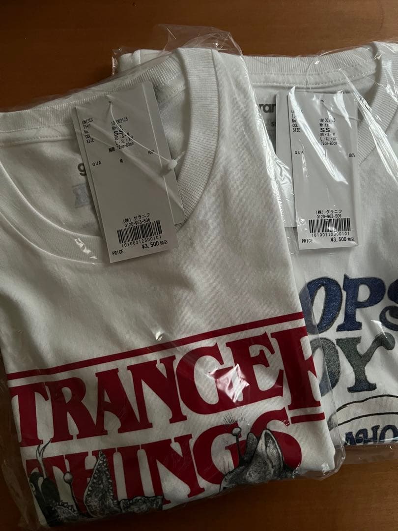 新品 グラニフ ヒグチユウコ ストレンジャーシングス Tシャツ 2枚セット SS