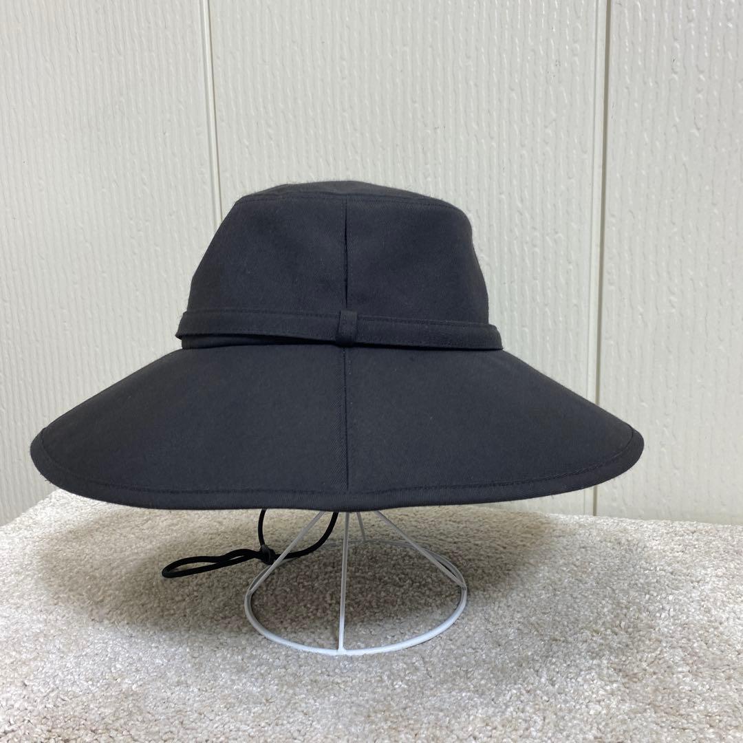 SUN BARRIER 100 ウィンドハット 黒 つば広 完全遮光