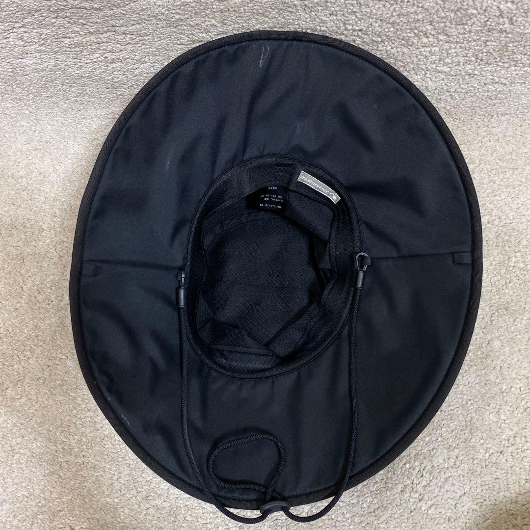 SUN BARRIER 100 ウィンドハット 黒 つば広 完全遮光