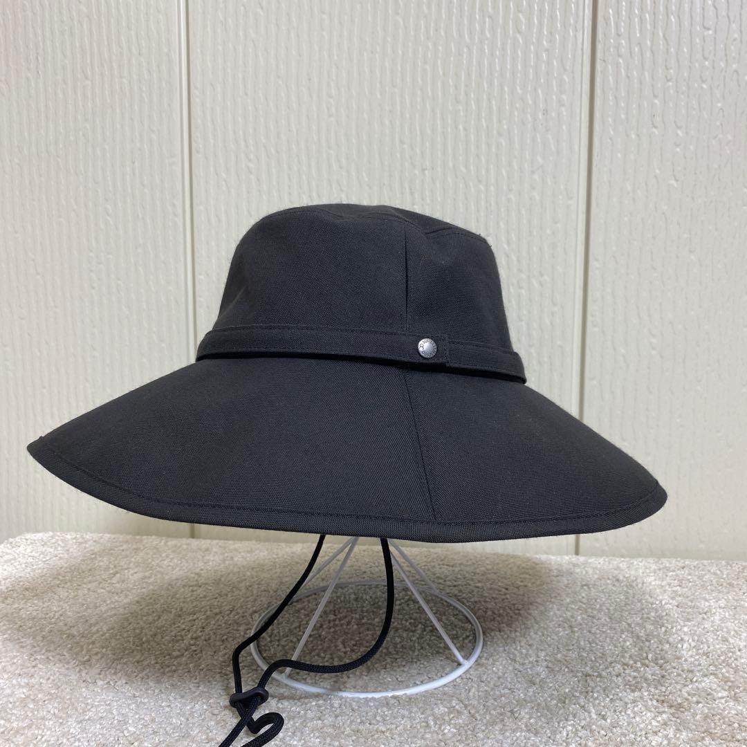 SUN BARRIER 100 ウィンドハット 黒 つば広 完全遮光