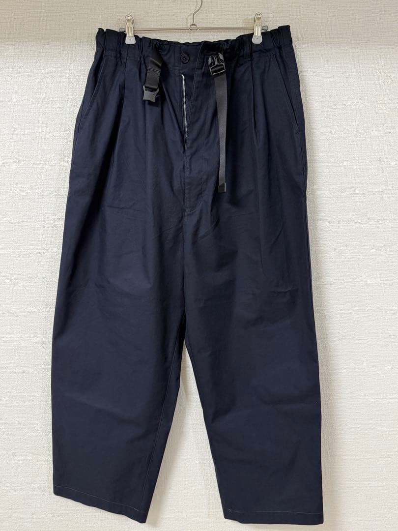 パンツ COTTON NIDOM PROCESSING 2TACK PANTS