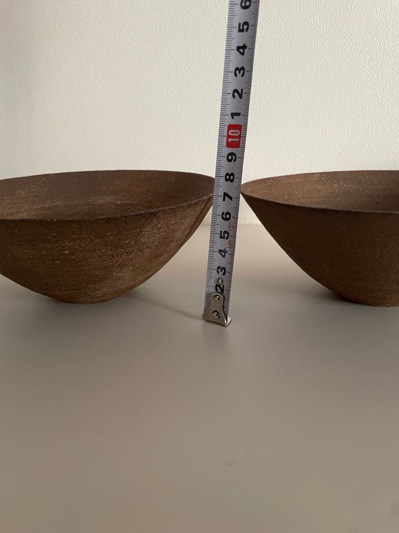 二階堂明弘 未使用品 焼き締め鉢2つセット6寸