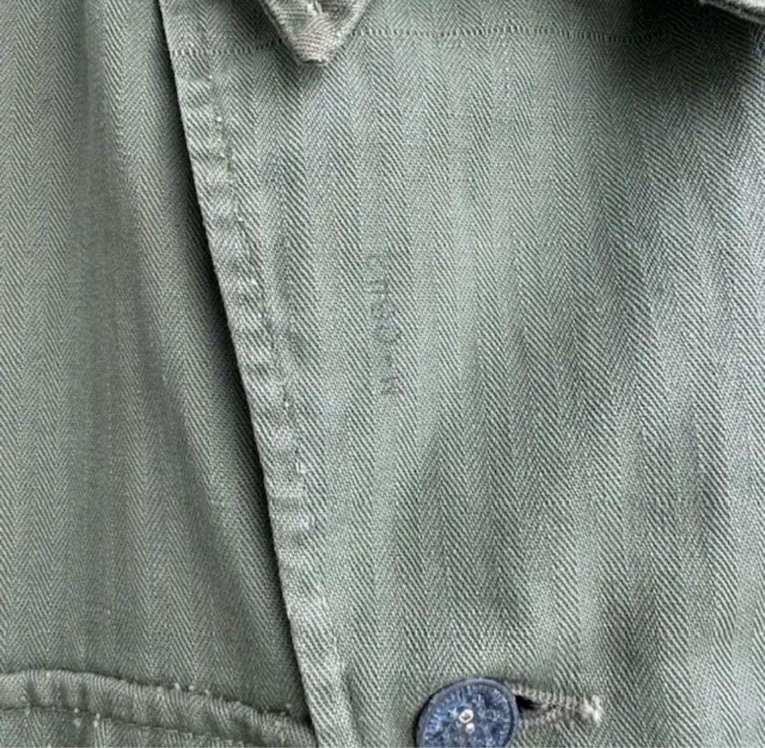 40s M-41 HBT ジャケット　米軍実物　USARMY M-43