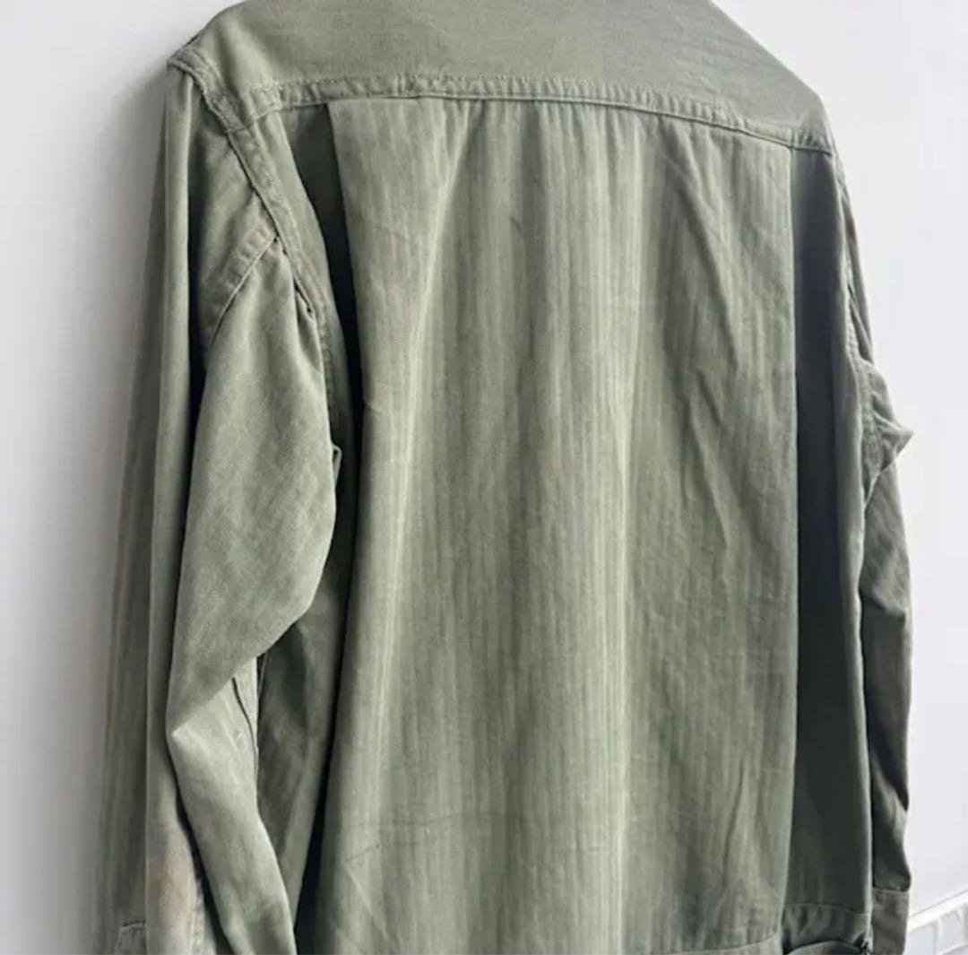 40s M-41 HBT ジャケット　米軍実物　USARMY M-43