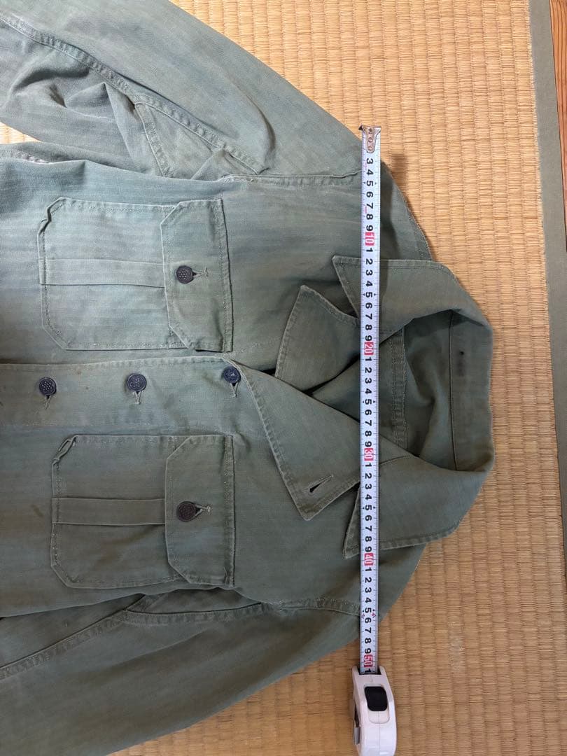 40s M-41 HBT ジャケット　米軍実物　USARMY M-43