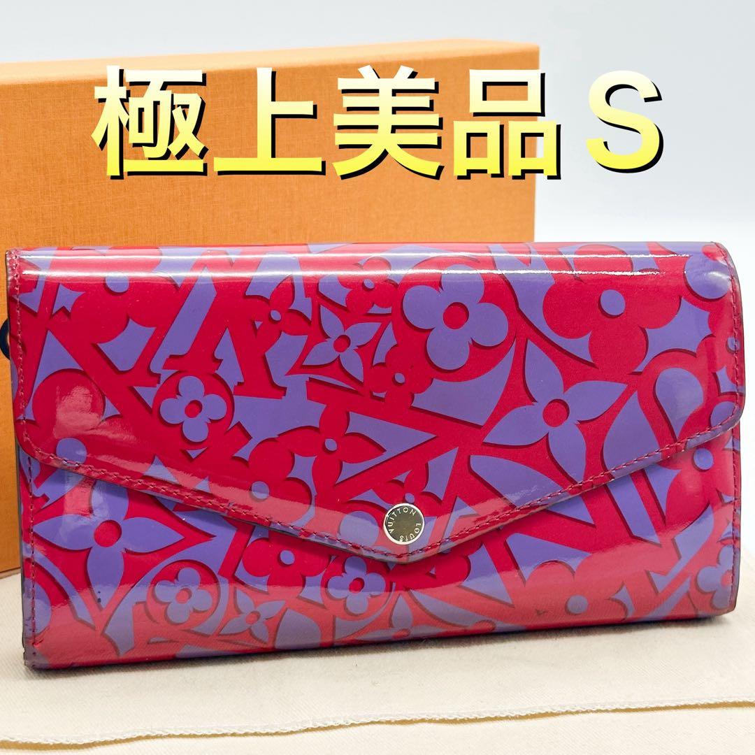 ルイヴィトン ポルトフォイユ サラ モノグラム ヴェルニ スイート フラワー