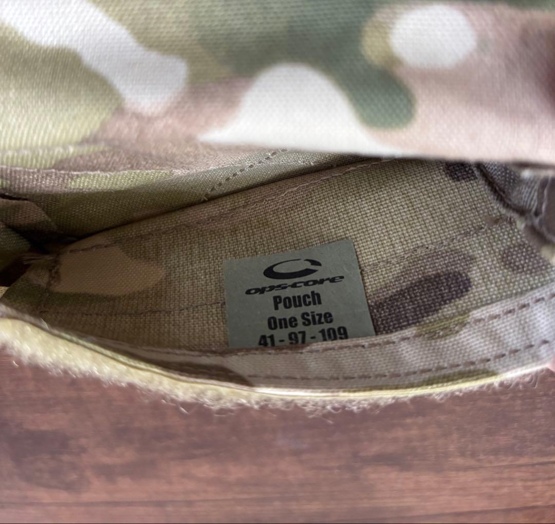 ops-core rear pouch オプスコア ポーチ　実物　マルチカム