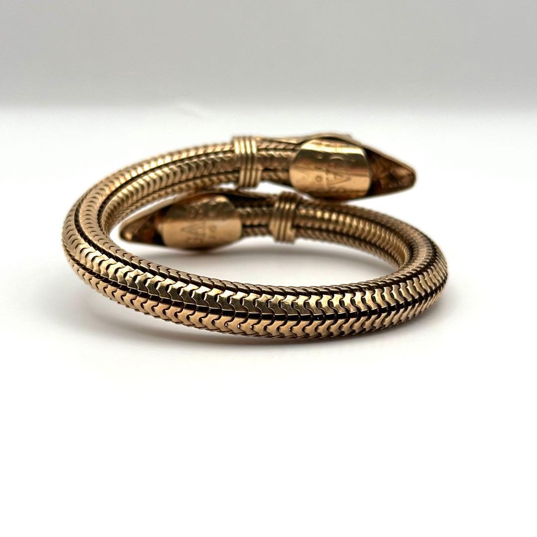 【希少】GAS BIJOUX ガスビジュー バングル スネーク 蛇 ゴールド