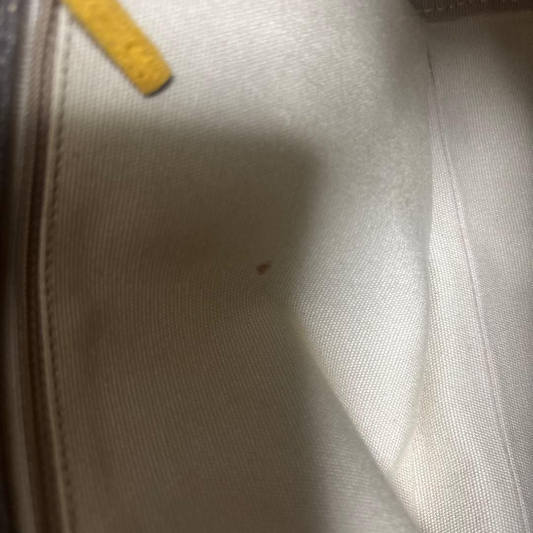 PRADA プラダ キャンバス 三角ロゴ トート バッグ ベージュ イエロー