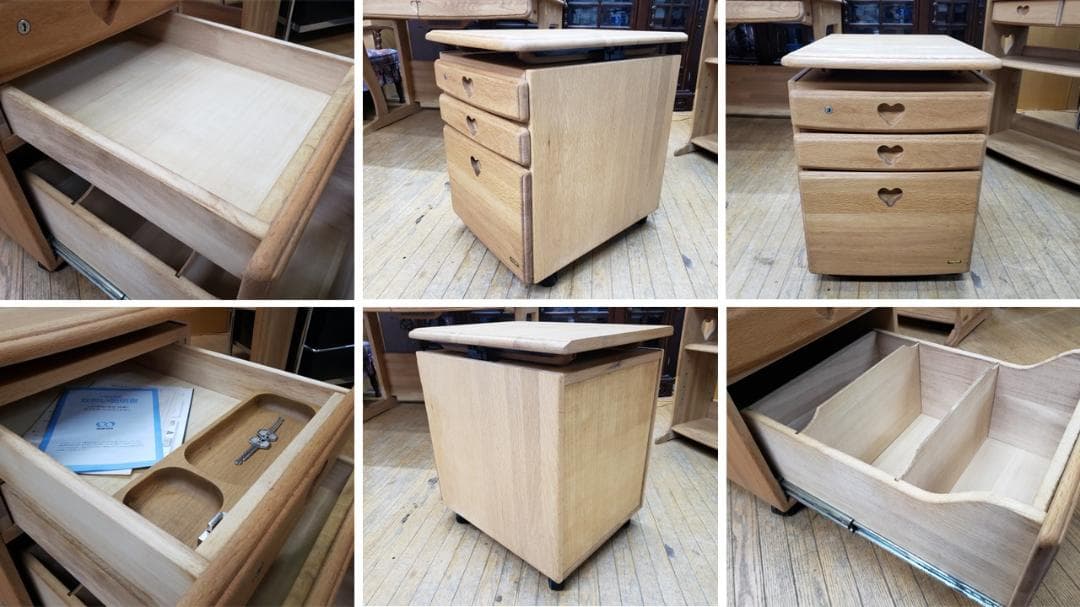 リッツ　I21　②　マルニ　学習机３点セット　フレンディ