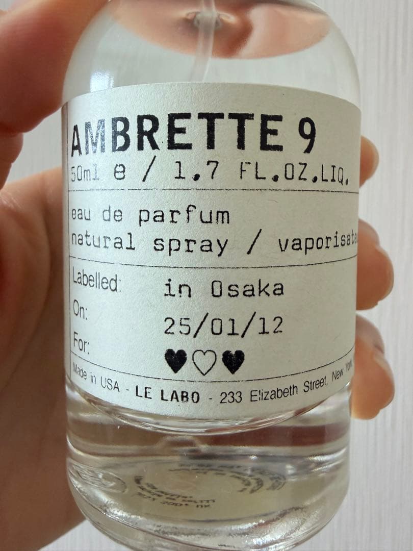 香水(ユニセックス) LE LABO AMBRETTE9