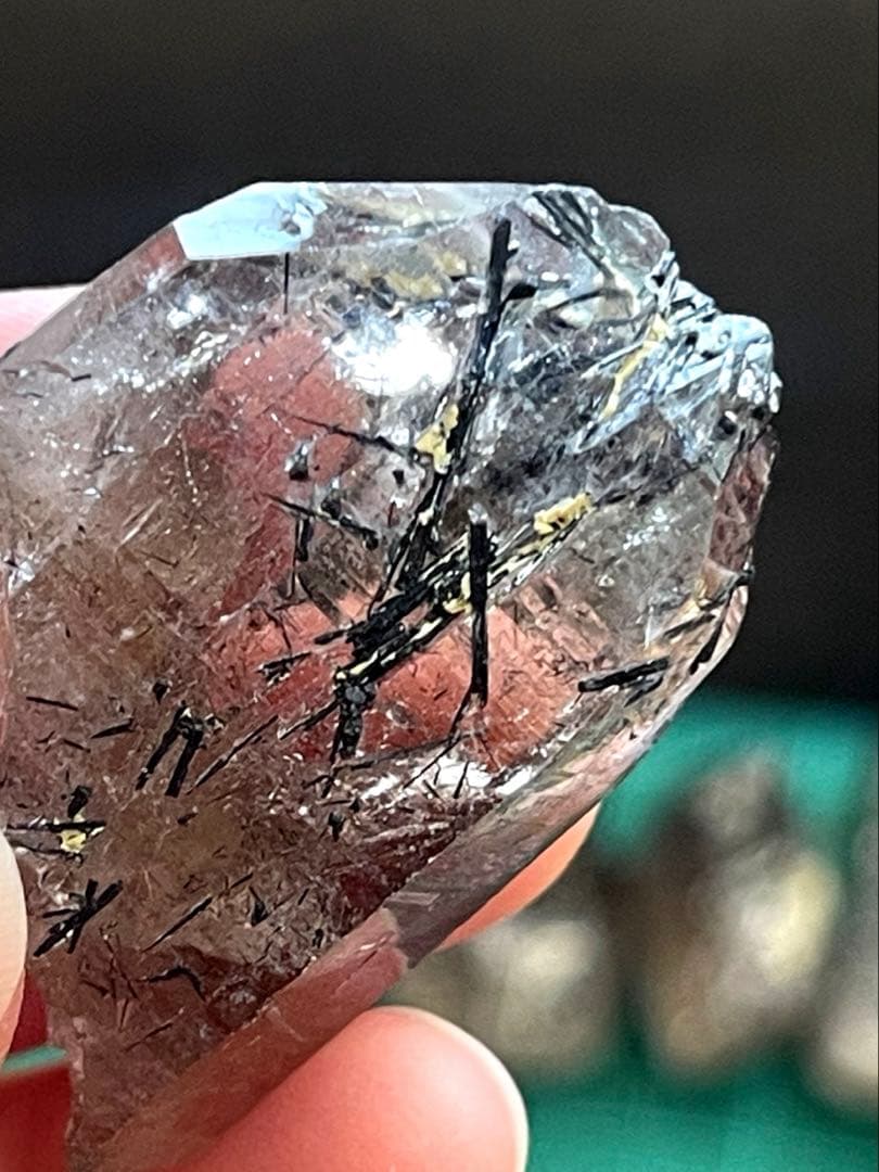 天然スモーキークォーツ・トルマリン　72　＋21点セットプリゼント・ベトナム産