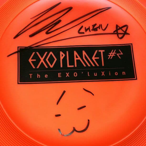 EXO CHEN ジョンデ 直筆サイン フリスビー