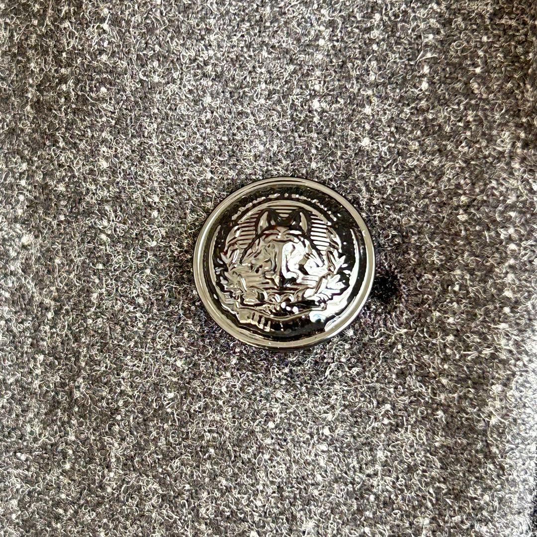 ザディグエヴォルテール　テーラードジャケット　ストライプ　イタリア生地　グレー