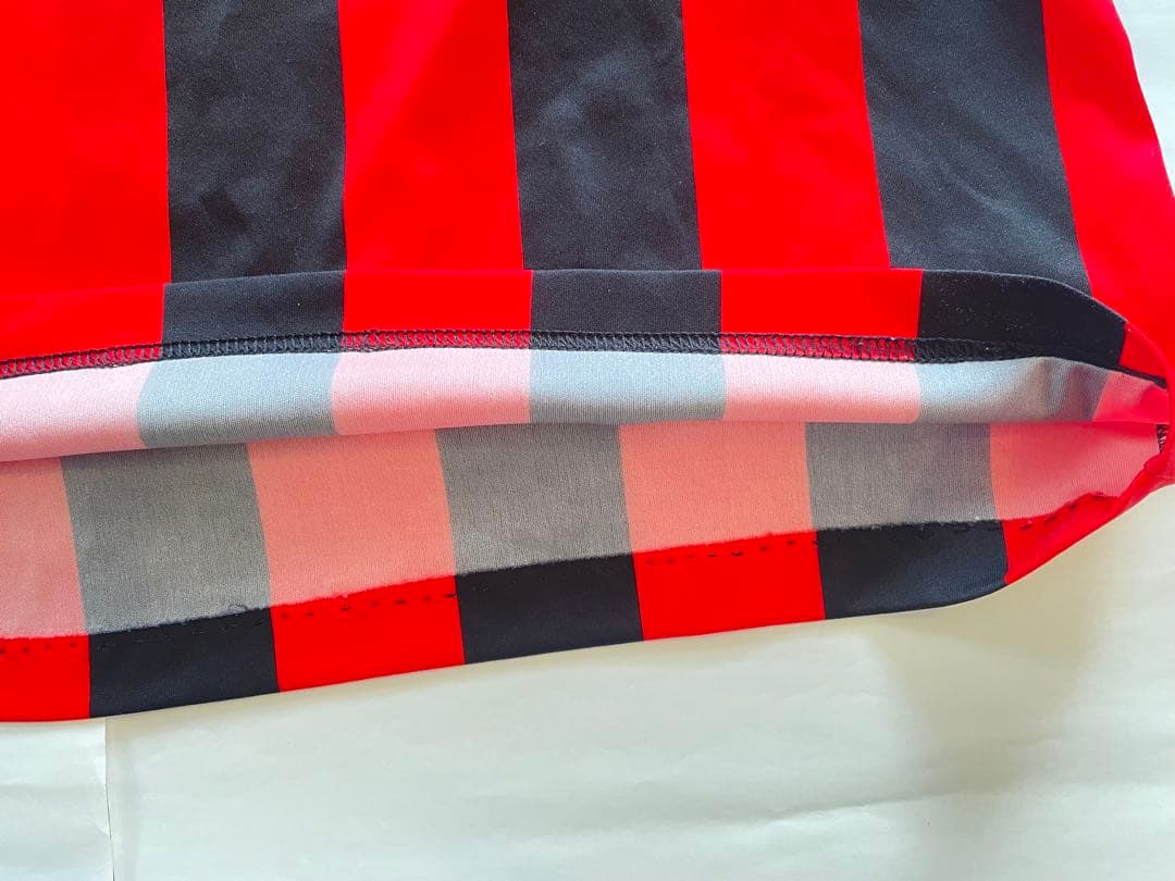 ACミラン　シャツ　Adidas Motta サッカー　赤黒