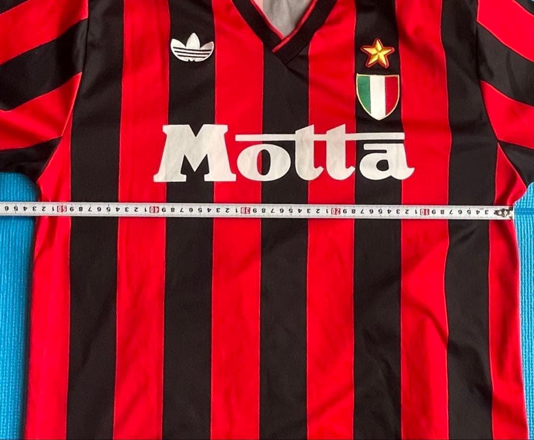 ACミラン　シャツ　Adidas Motta サッカー　赤黒