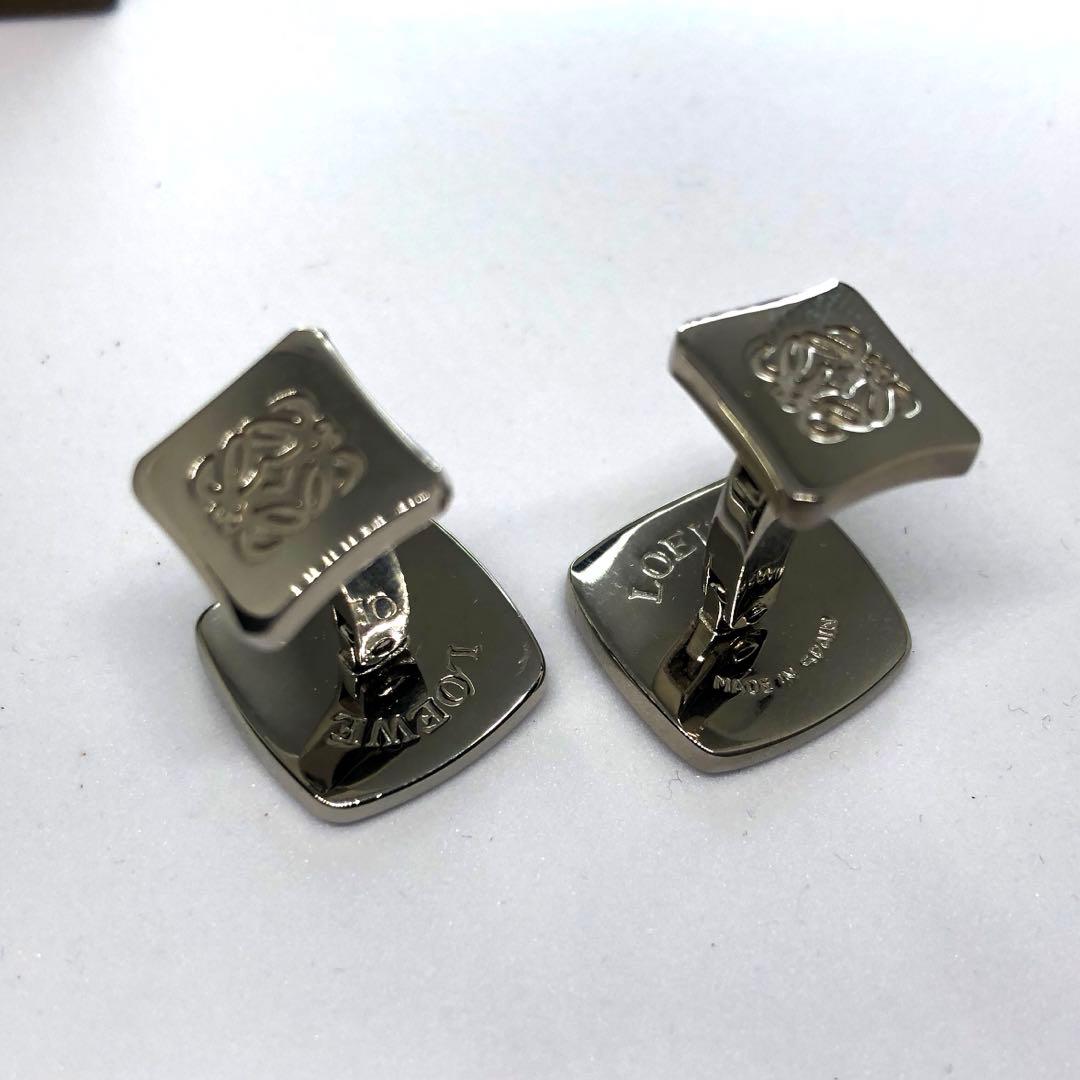 LOEWE ホエールカフス シルバー×グリーン