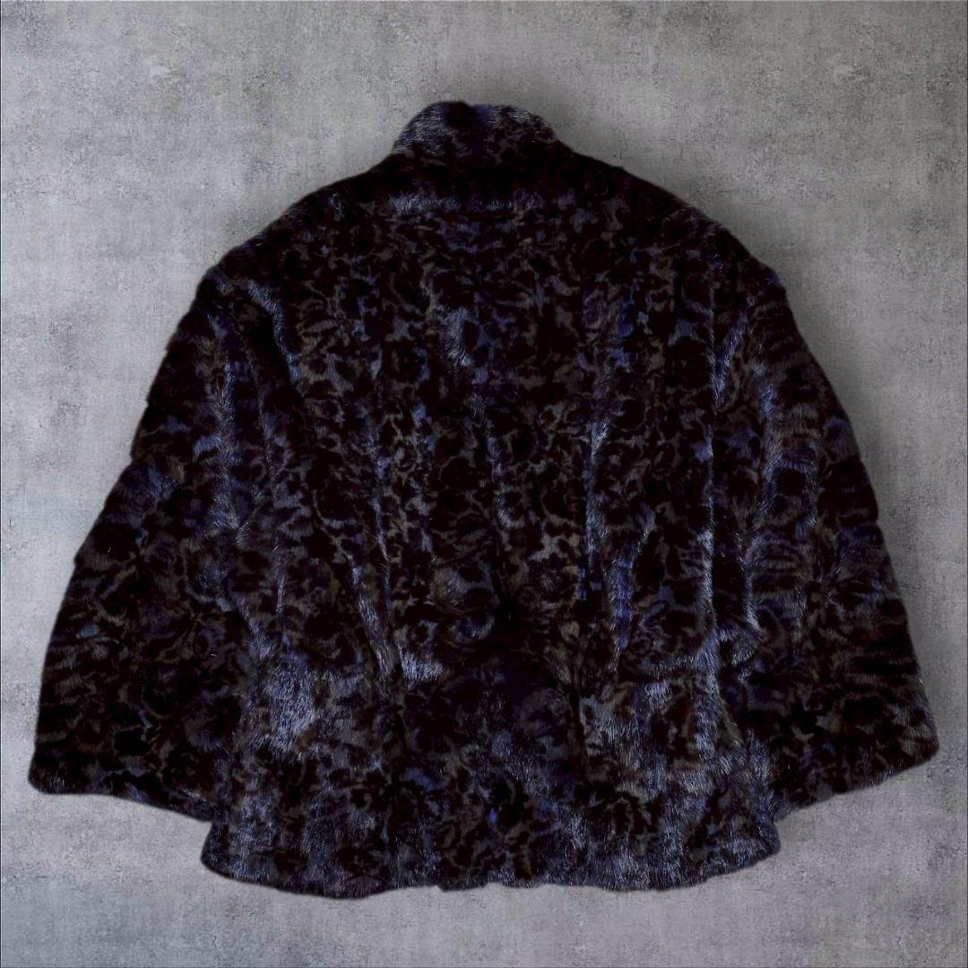 【希少】EMBA エンバ ファーコート ヴィーゼル アメジスト ドルマン