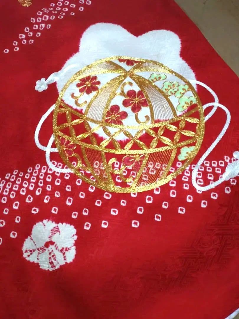 かの　お宮参り参拝　着物　女の子用