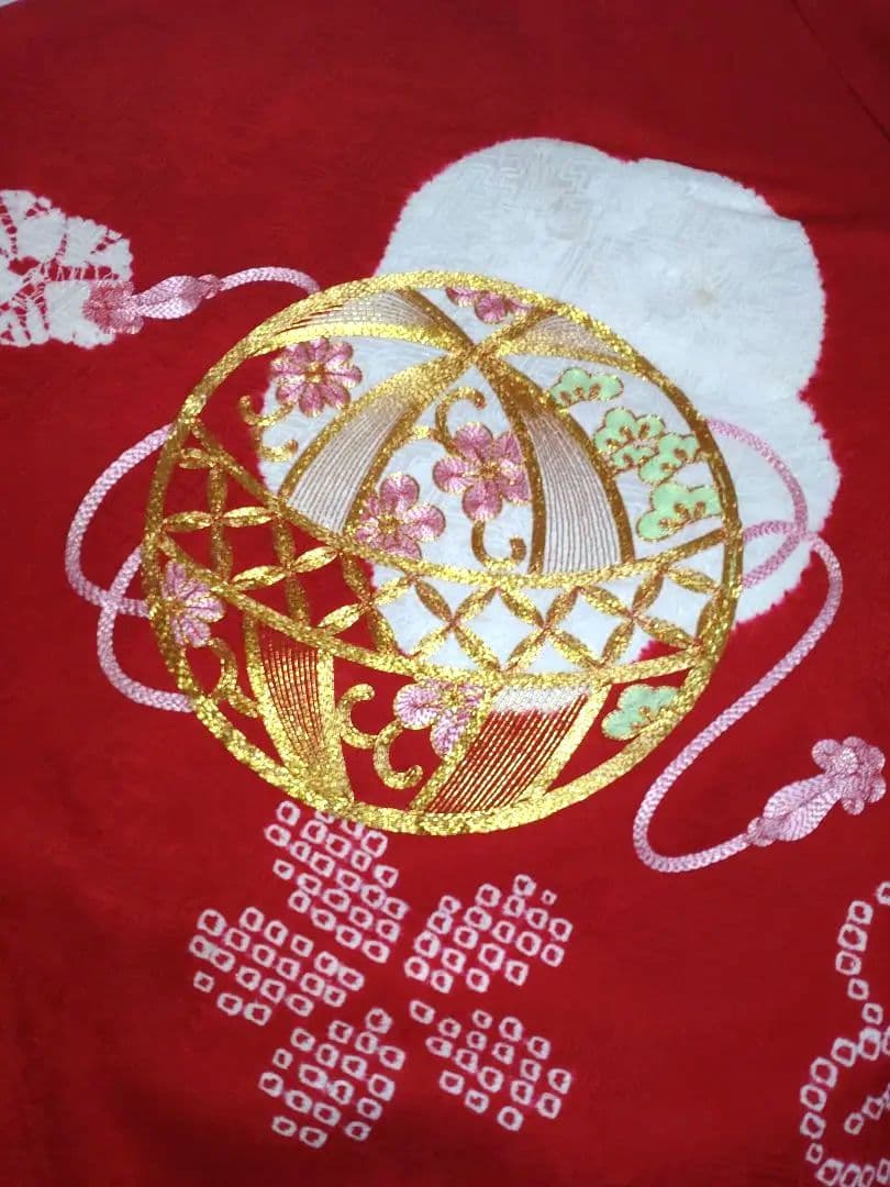 かの　お宮参り参拝　着物　女の子用