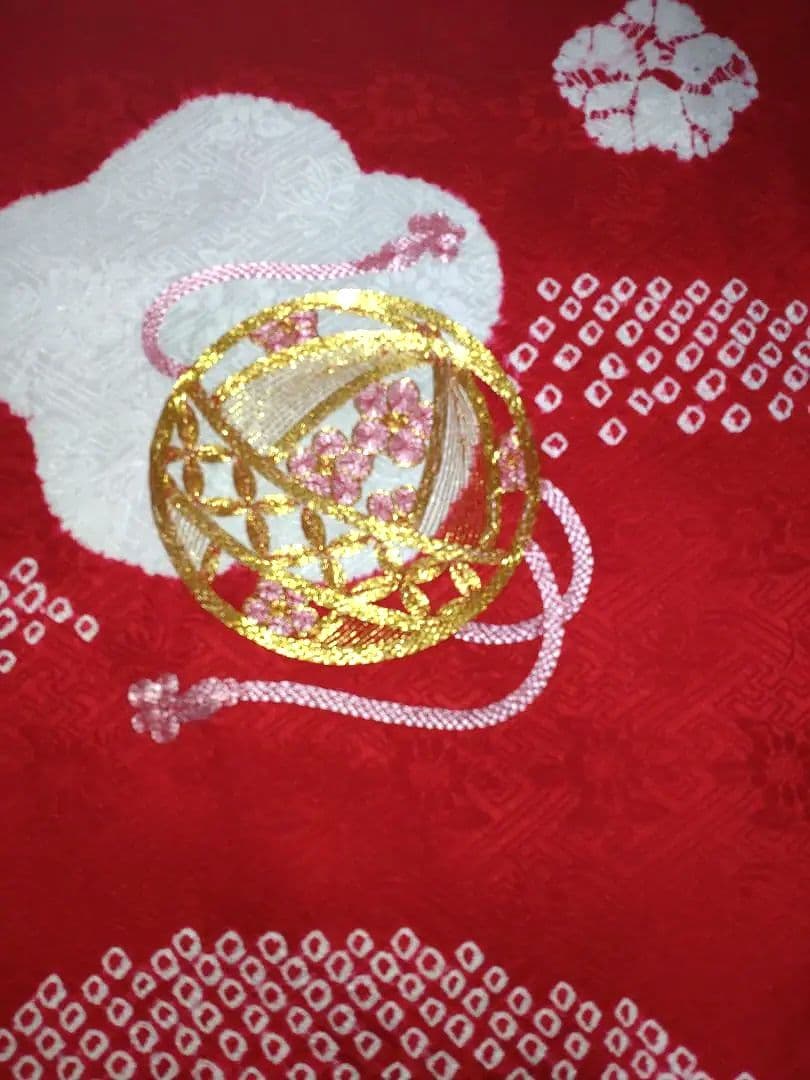 かの　お宮参り参拝　着物　女の子用