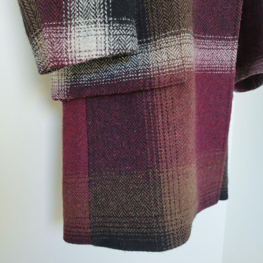 BLACK LABEL CRESTBRIDGE チェック柄ロングコート