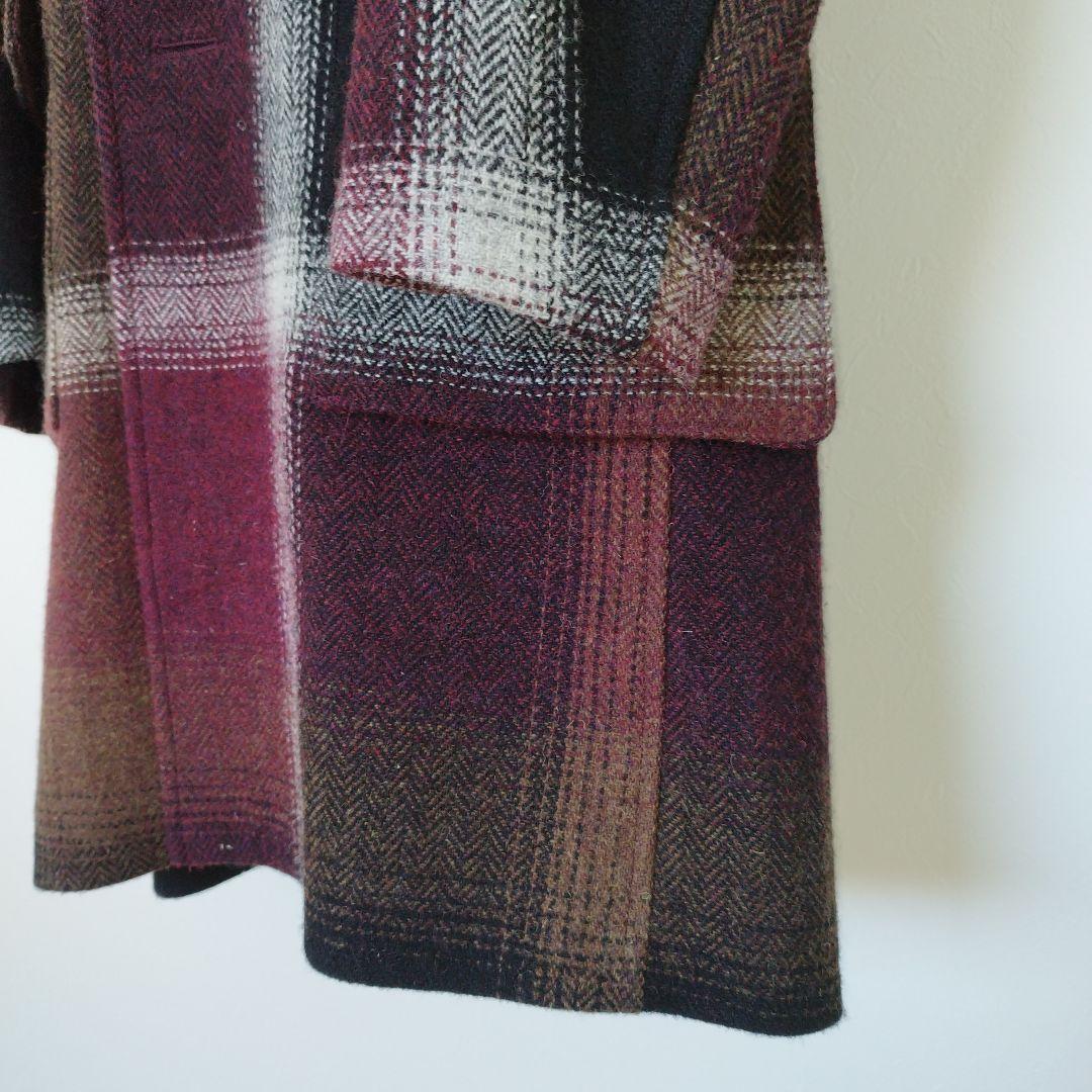 BLACK LABEL CRESTBRIDGE チェック柄ロングコート