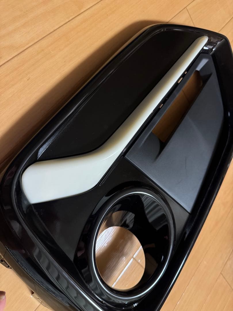 FK7 シビック後期フロントバンパーガーニッシュ フォグランプカバー 左右セット